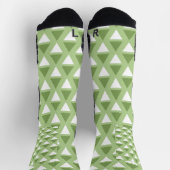 Chaussette Motif simple vert pastel (Haut)