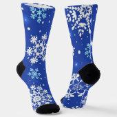 Chaussette Motif Snowflake (Angulaire)