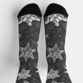 Chaussette Motif Snowflake (Haut)