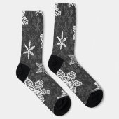 Chaussette Motif Snowflake (Droite)