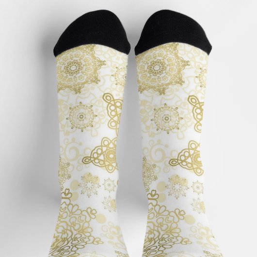 Chaussette Motif Snowflake (Haut)
