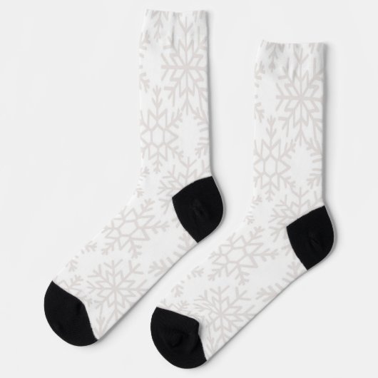 Chaussette Motif Snowflake (Gauche)