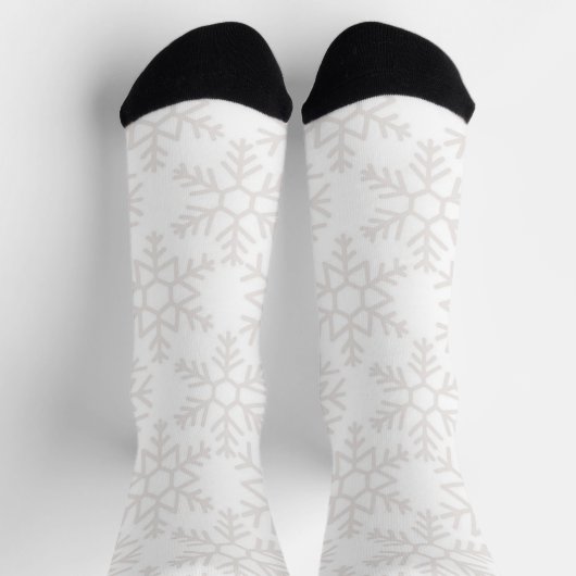 Chaussette Motif Snowflake (Haut)