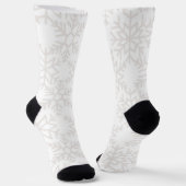Chaussette Motif Snowflake (Angulaire)