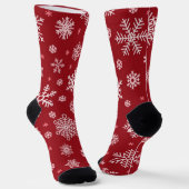 Chaussette Motif Snowflake (Angulaire)