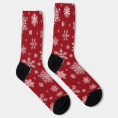 Chaussette Motif Snowflake (Droite)