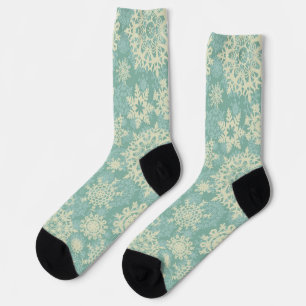 Chaussette Motif Snowflake