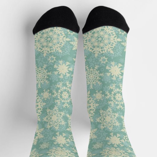 Chaussette Motif Snowflake (Haut)