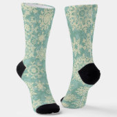 Chaussette Motif Snowflake (Angulaire)
