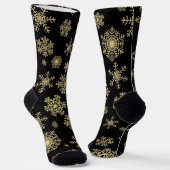 Chaussette Motif Snowflake (Angulaire)