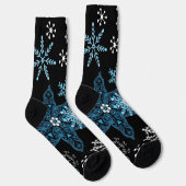 Chaussette Motif Snowflake (Droite)