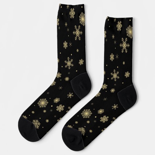 Chaussette Motif Snowflake (Gauche)