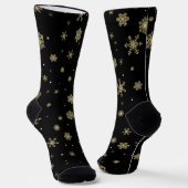 Chaussette Motif Snowflake (Angulaire)
