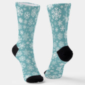 Chaussette Motif Snowflake (Angulaire)