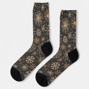 Chaussette Motif Snowflake