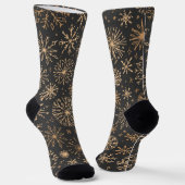 Chaussette Motif Snowflake (Angulaire)