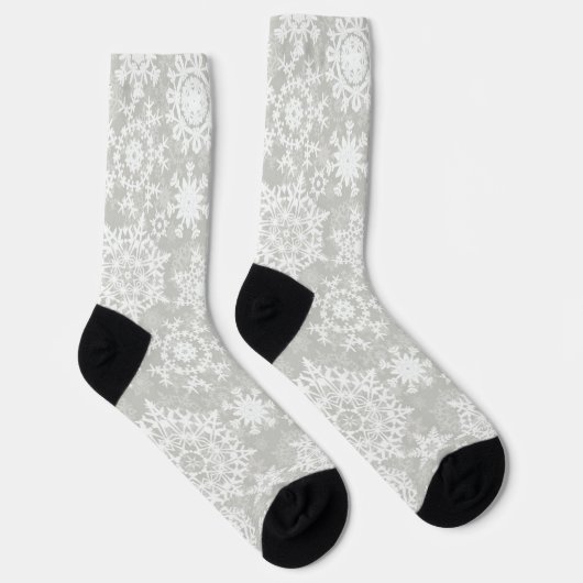Chaussette Motif Snowflake (Droite)