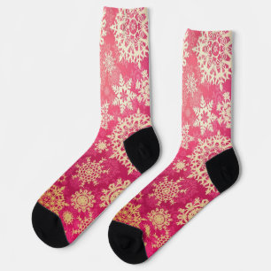 Chaussette Motif Snowflake