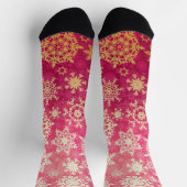 Chaussette Motif Snowflake (Haut)