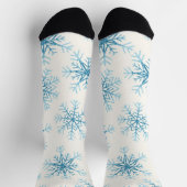 Chaussette Motif Snowflake (Haut)