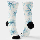 Chaussette Motif Snowflake (Angulaire)