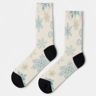 Chaussette Motif Snowflake
