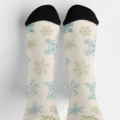 Chaussette Motif Snowflake (Haut)