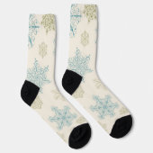 Chaussette Motif Snowflake (Droite)