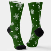 Chaussette Motif Snowflake (Angulaire)