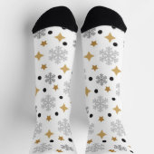 Chaussette Motif Snowflake (Haut)