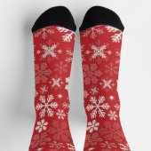 Chaussette Motif Snowflake (Haut)