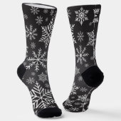 Chaussette Motif Snowflake (Angulaire)