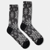 Chaussette Motif Snowflake (Droite)