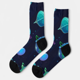 Chaussette Motif spatial