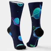 Chaussette Motif spatial (Angulaire)