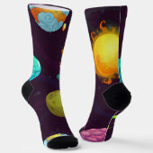 Chaussette Motif spatial (Angulaire)