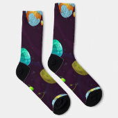 Chaussette Motif spatial (Droite)