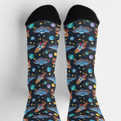 Chaussette Motif spatial (Haut)