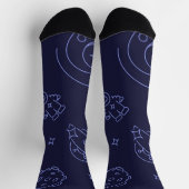 Chaussette Motif spatial (Haut)