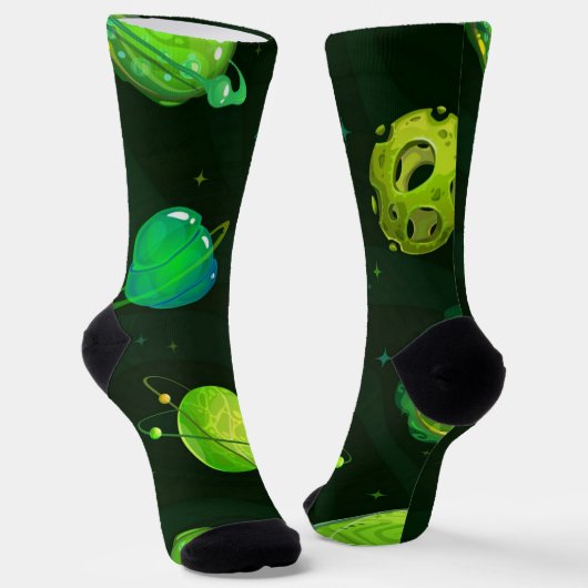 Chaussette Motif spatial (Angulaire)