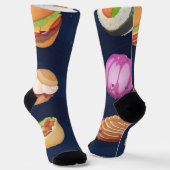Chaussette Motif spatial (Angulaire)