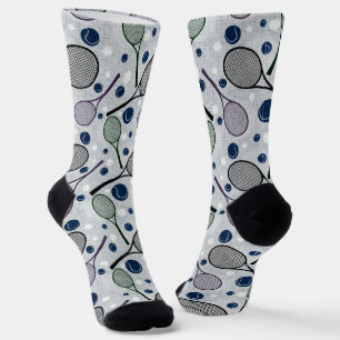 Chaussette Motif sportif pour les amateurs de tennis.