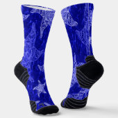 Chaussette Motif Starfish bleu (Angulaire)