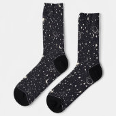 Chaussette Motif Stars & Planètes (Gauche)