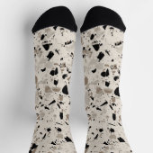 Chaussette Motif Terrazzo (Haut)