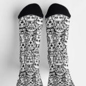 Chaussette Motif Tête de Chien (Haut)