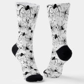 Chaussette Motif Toile d'araignée Halloween  (Angulaire)