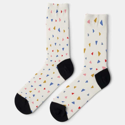 Chaussette Motif triangle à main (Gauche)