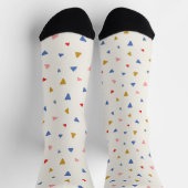 Chaussette Motif triangle à main (Haut)