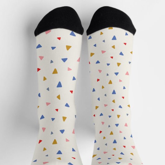 Chaussette Motif triangle à main (Haut)